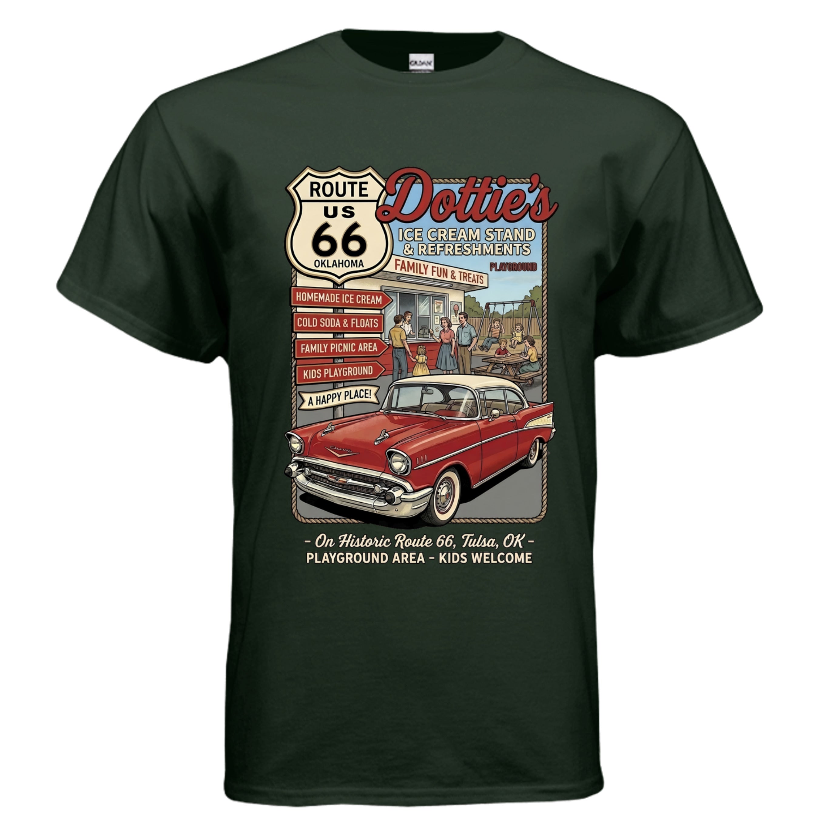 FOREST GREEN - G200 - FRONT